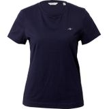 T-shirt - Effen - Jersey - Normale Pasvorm - Kwartmouw