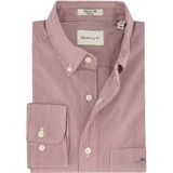 Gant - Casual Overhemd - Bordeaux - Katoen