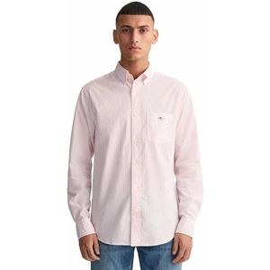 Gant Casual hemd lange mouw Roze Regular Fit Oxford 3000230/662