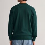 GANT - Sweatshirt - Zilvergrijs - Effen - Lange Mouw