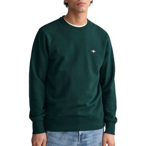 GANT - Sweatshirt - Zilvergrijs - Effen - Lange Mouw