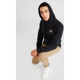 GANT - Hoodie - Marineblauw - Katoen - Capuchon met Trekkoord