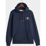 Gant Sweater Blauw Medium Archive Shield Hoodie 2047084/433