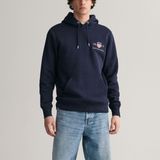 Hoodie GANT Men Medium Archive Shield Evening Blue