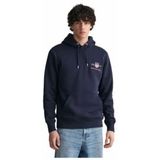 Hoodie GANT Men Medium Archive Shield Evening Blue