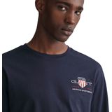 GANT - T-shirt - Langsleeve - Katoen - Zwart