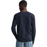 GANT - T-shirt - Langsleeve - Katoen - Zwart