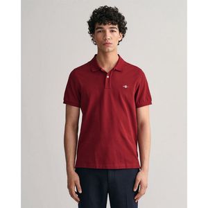 Gant - Reg Shield - Poloshirt - Rood - Korte Mouw