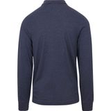 Gant - 2230 Shield Polo - Casual - Blauw - Katoen - Lange Mouwen