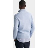 GANT - Cotton Half Zip - Trui - Evening Blue