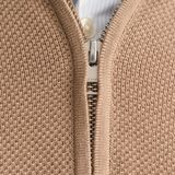 GANT - Cotton Half Zip - Trui - Black - 100% Katoen