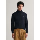 Gant - 8050607 - Gebreide Trui - Zwart - Katoen