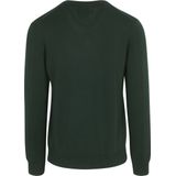 Gant Trui V-Hals Donkergroen - Heren - Pullovers