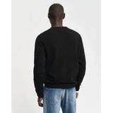 GANT - Superfine Lambswool C-Neck - Trui - Zwart - Regular Fit
