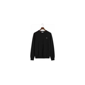 GANT - Superfine Lambswool C-Neck - Trui - Zwart - Regular Fit
