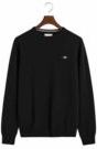 GANT - Superfine Lambswool C-Neck - Trui - Zwart - Regular Fit