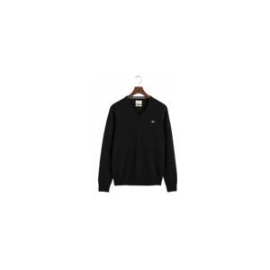 Trui GANT Men Superfine Lambswool V-Neck Black