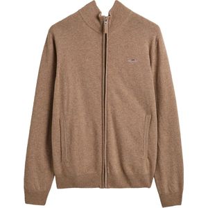 Gant, Heren, Truien, Beige, Maat: 5XL Wol,