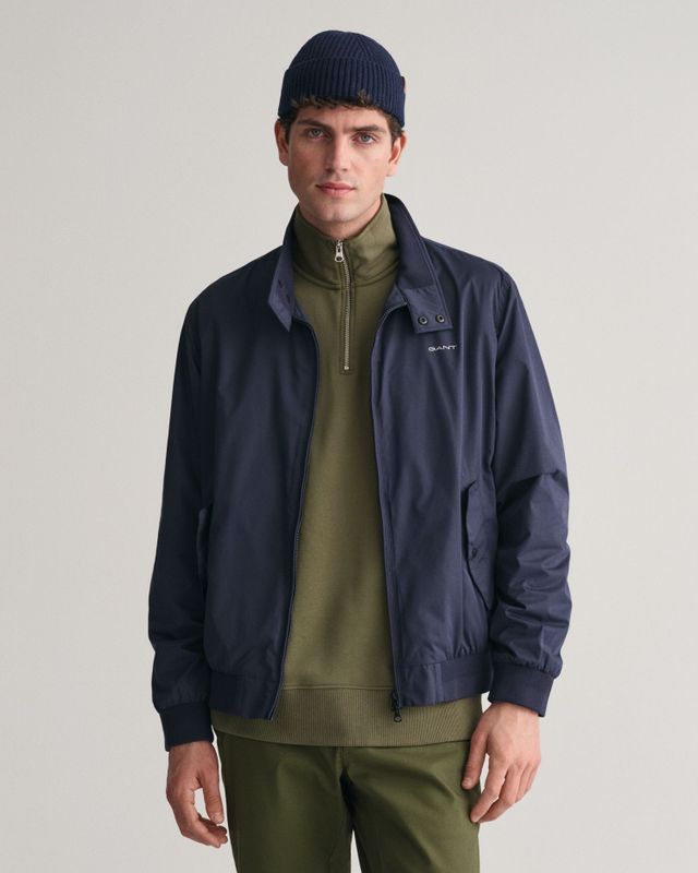 GANT - Harrington Jack - Marineblauw - Gerecycled Polyester - Waterafstotend