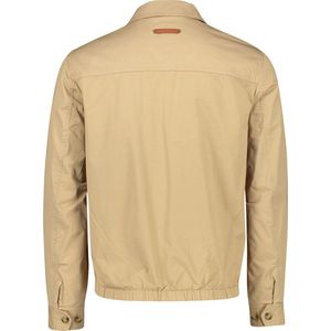 Gant zomerjas beige wind cheater normale fit katoen