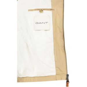 Gant - Zomerjas - Beige - Katoen - Normale Fit