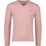 Gant - Pullover - Roze - Katoen - V-Hals