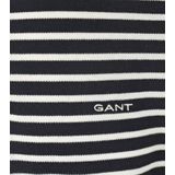 Gant Poloshirt Pique Navy Streep - Heren