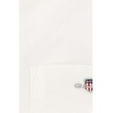 GANT - Korte Mouw Overhemd - Wit - Katoen - Regular Fit