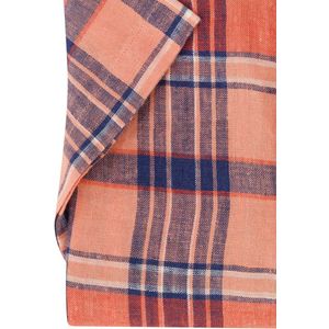 Gant - Overhemd - Korte Mouw - Rood Geruit - 100% Linnen