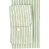 Gant - Casual Overhemd - Groen - Katoen - Gestreept