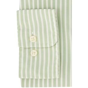 Gant - Casual Overhemd - Groen - Katoen - Gestreept