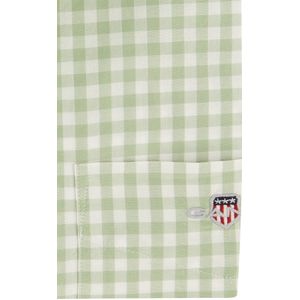 Gant, Heren, Overhemden, Groen, Maat: XL Katoen,