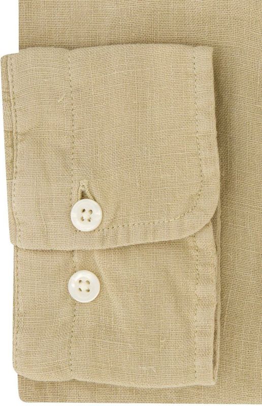 Gant - Overhemd - Beige - Linnen