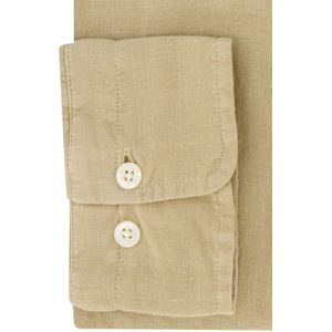 Gant - Overhemd - Beige - Linnen