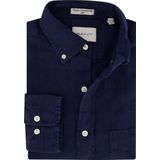 Gant - Overhemd - Donkerblauw - Linnen - Regular Fit