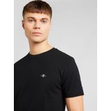 Gant 2013033 T-shirt Met Korte Mouwen Zwart L Man