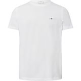 T-shirt - Effen - Jersey - Kwartmouw - Normale Pasvorm