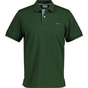 Gant - Poloshirt - Groen - 100% Katoen - Regular-Fit Pasvorm