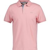 GANT - Contrast Pique Polo - Poloshirt - Bubbelgum Pink - 96% Katoen, 4% Elastaan