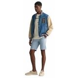 Korte broek GANT Men Slim Sunfaded Shorts Dove Blue-Maat 32