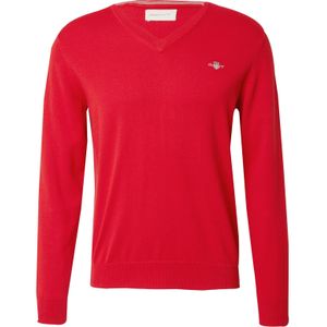Trui GANT Men Cotton V-Neck Ruby Red