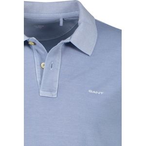 Gant - Polo - Lichtblauw - Katoen