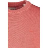 Gant - Ronde Hals Pullover - Rood - Katoen