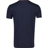 GANT - T-shirt - Marineblauw - Katoen - Slanke Pasvorm