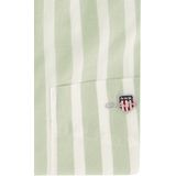 Gant - 3240039 Overhemd - Groen - Katoen - Lange Mouwen