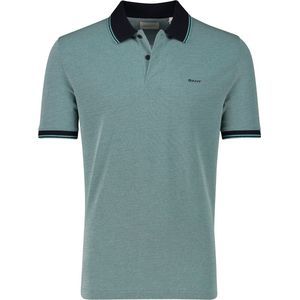 Gant poloshirt korte mouw turquoise