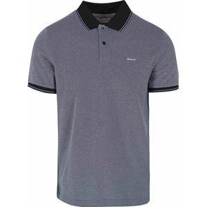 Gant - Poloshirt - Donkerblauw - Katoen - Normale Fit