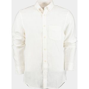 Gant - Casual Hemd - Wit - Linnen - Model 3240102/110