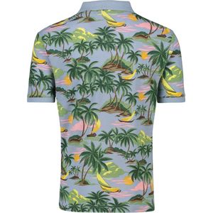 Gant - Polo - Lichtblauw - Katoen - Normale Fit