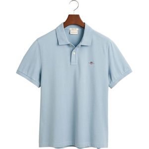 Gant Reg Shield Pique Korte Mouw Poloshirt Blauw S Man